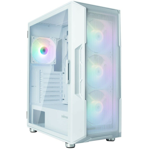 Корпус Zalman I3 Neo white MidiTower (ATX, front mesh, USB2.0 x1, USB3.0x2, 4x120mm RGB fan, без БП)