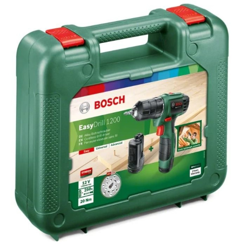 Дрель-шуруповерт Bosch EasyDrill 1200 кейс 06039D3007