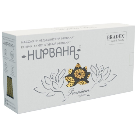 Коврик акупунктурный Bradex KZ 0675 Нирвана черный