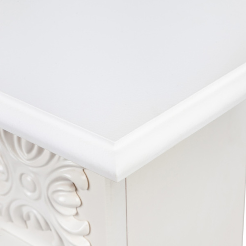 Электрокамин RealFlame Dominica Corner DN белый матовый с очагом 3D Olympic