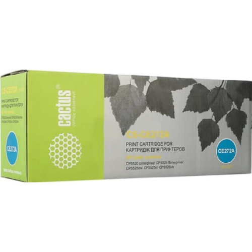 Картридж лазерный Cactus CS-CE272A CE272A желтый (15000стр.) для HP LJ Ent CP5525