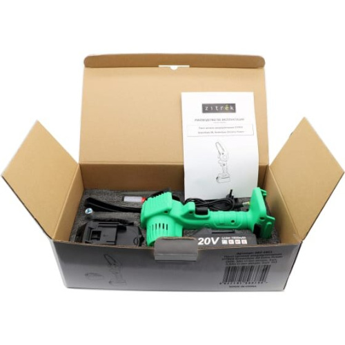 Пила цепная аккумуляторная ZITREK GreenSaw 20 Extra power 082-1851 с акк и ЗУ