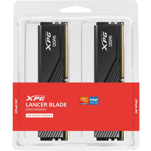 ОЗУ ADATA XPG Lancer Blade Black RGB (AX5U5600C4632G-DTLABBK) 64GB DDR5 5600 DIMM CL 48, Intel XMP 3.0 / AMD EXPO