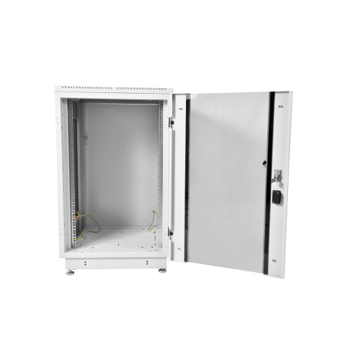Шкаф телекоммуникационный ЦМО (ШТК-М-18.6.6-1ААА) 18U (600x600) дверь стекло (2 коробки)