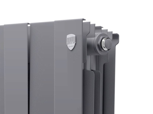 Биметаллический радиатор отопления  Royal Thermo Pianoforte 300 4 Секции Silver Satin