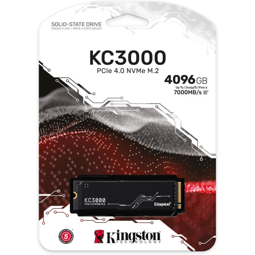 SSD Kingston SKC3000D/4096G SSD KC3000, 4096GB, M.2