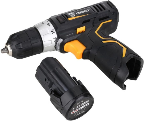 Дрель-шуруповерт Deko GCD12DU3 SET 2 063-4146 FU-Li-Ion аккум с акк и ЗУ