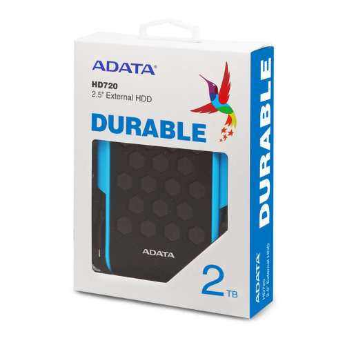 Внешний HDD A-Data USB 3.0 2Tb AHD720-2TU31-CBL HD720 DashDrive Durable (5400rpm) 2.5" синий