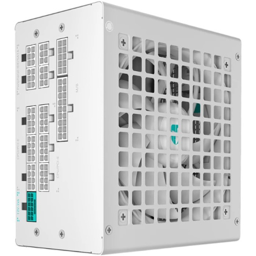 Блок питания Deepcool GamerStorm PQ1000G WH (ATX 3.1, 1000W, Full Cable Management, PWM 120mm fan, 80+ Gold, Active PFC + Half Bridge + DC/DC)