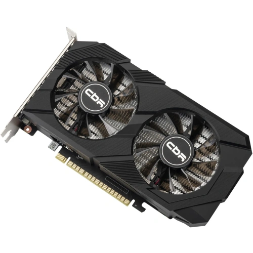 Видеокарта CBR GTX1650 4Gb (VGA-STX1650-4G-RTL) GDDR6, 128bit, 1410-1590Mhz, 1*DP + 1*HDMI + 1*DVI, 75W, Ret