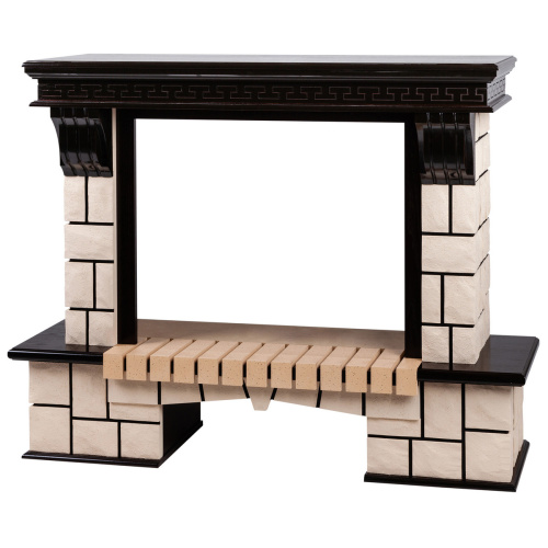 Портал каминный из МДФ RealFlame Stone 26 AO античный дуб, МДФ, классический стиль