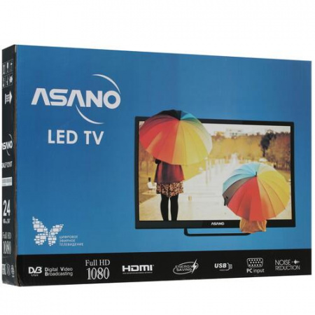 LED-телевизор Asano 24LF1210T черный