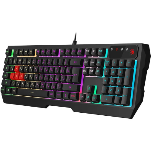 Комплект клавиатура и мышь A4TECH Bloody B1700 (B1700 (B140N + ES7 + BP-50M), USB черный