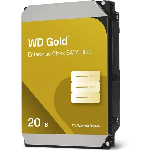 HDD WD Gold WD203KRYZ, 20ТБ, SATA III, 3.5"