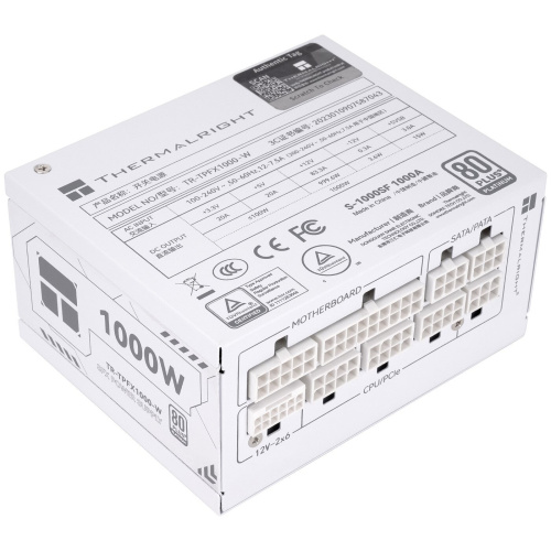 Блок питания Thermalright TR-TPFX-1000-W, 1000W Platinum SFX White