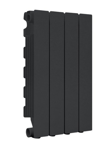Алюминиевый радиатор отопления Fondital 500/100 Blitz Super B4  Black Coffee 4 секции