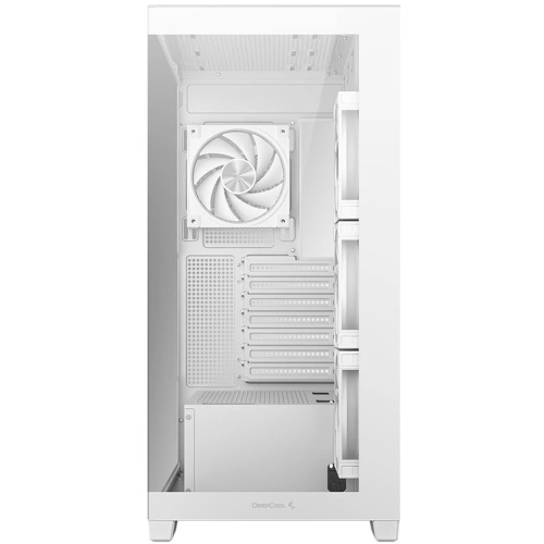 Корпус Deepcool CG580 4F V2 WH без БП, боковое окно (панорама), 4x120mm ARGB PWM вентилятора, белый, ATX