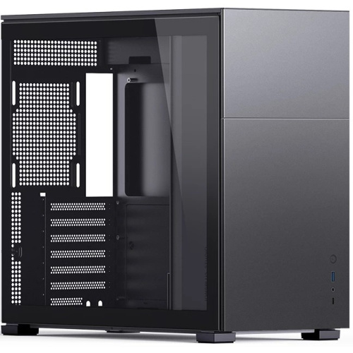 Корпус JONSBO D41 STD Black без БП, боковая панель из закаленного стекла, mini-ITX, micro-ATX, ATX, черный