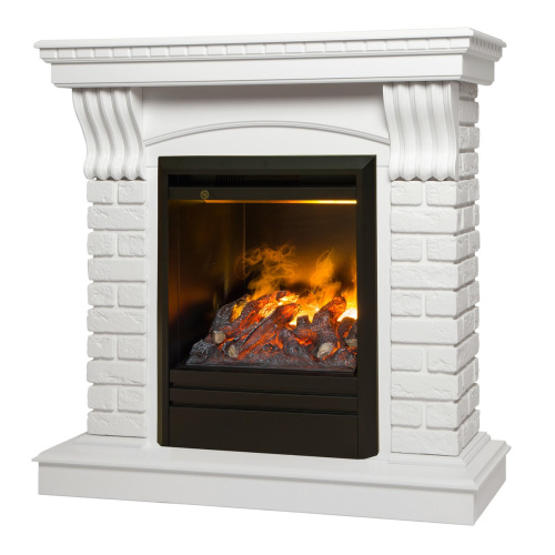 Электрокамин RealFlame Jazz WT белый с очагом 3D Olympic