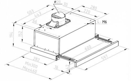Вытяжка телескопическая Haier HVX-T671W белый/белый