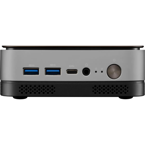 Неттоп OSIO BaseLine B51i-008 Intel Core i3 1215U, DDR4 8ГБ, 256ГБ(SSD), Intel UHD Graphics, Windows 11 Pro, коричневый и серебристый