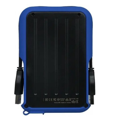 Внешний HDD Silicon Power Armor A66 SP020TBPHD66SS3B 2TB, 2.5", USB 3.2, Синий