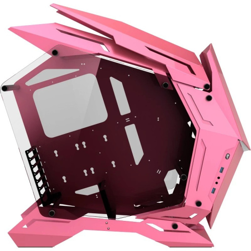 Корпус JONSBO MOD-3 Pink без БП Full-Tower, TG, no fans, 2xUSB-A 3.0, EATX, mATX, mITX