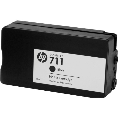 Картридж струйный HP 711 CZ133A черный (80мл) для HP DJ T120/T520