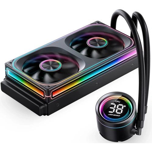 СВО JONSBO TH-240 Black LGA 1700/1200/115X/AM5/AM4 (TDP 260W, ARGB Fan and Pump, PWM, Dual Fan 120mm) Ret