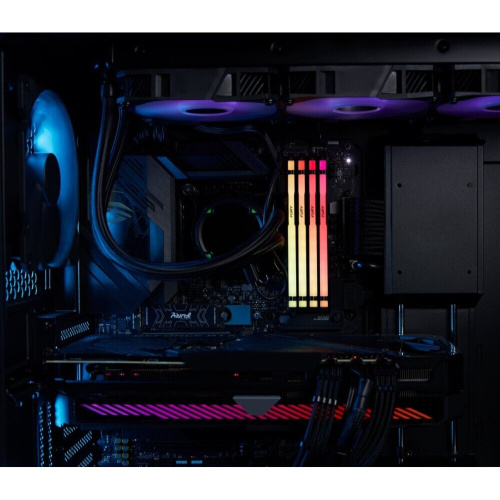 ОЗУ Kingston Fury Beast Black RGB KF556C40BBAK4-128 DDR5 4x32GB 5600MHz RTL Gaming PC5-44800 CL40 DIMM 288-pin 1.25В dual rank с радиатором Ret