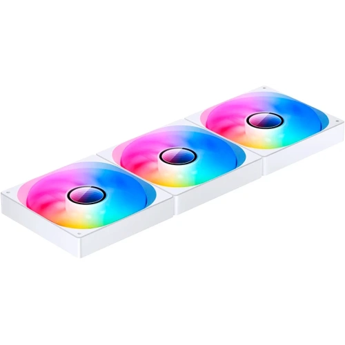 Вентилятор JONSBO ZW-140WR (3 in 1) 140х140х26мм Reverse (PWM, ARGB LED, 800-1400об/мин, белый) Retail