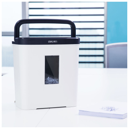 Шредер Deli E9939 белый