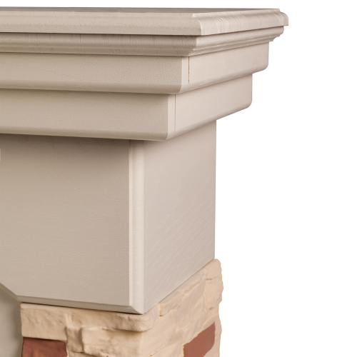 Электрокамин RealFlame Neapolis WT айвори с очагом Fobos Lux Black RC