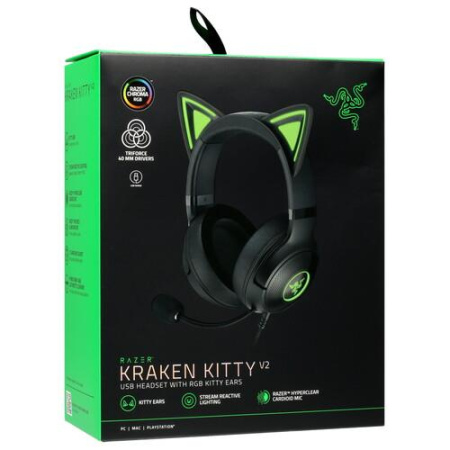 Проводные наушники Razer Kraken Kitty V2 черный