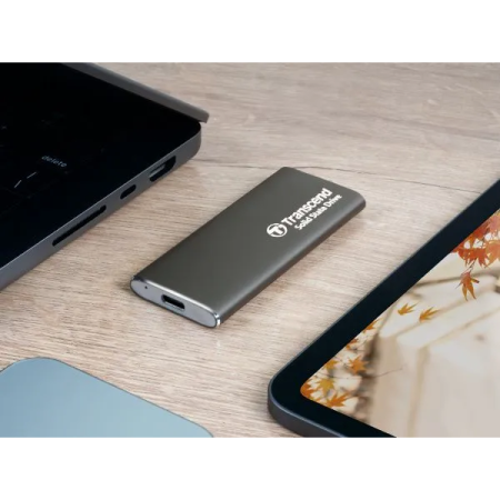 SSD Transcend TS500GESD265C, 500ГБ, серый