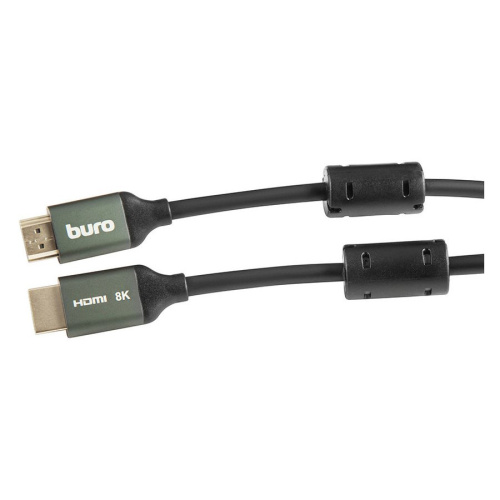 Кабель аудио-видео Buro HDMI (m)/HDMI (m) 3м. феррит.кольца Позолоченные контакты черный (BHP-HDMI-2.1-3G)