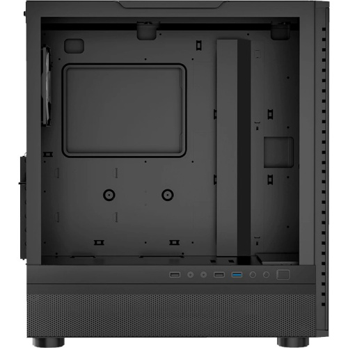 Корпус PcCooler IE200 BK, без БП, Tempered Glass Full Tower, Black, TG, SPCC, 1x120mm ARGB E-ATX, ATX, mITX 180/380/220mm 4x2.5", 2x3.5",