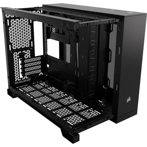Корпус Corsair 2500D Airflow (CC-9011263-WW) без БП, Black, Midi-Tower, TG, no fan, 2xUSB-A 3.2, 1xUSB Type-C, mATX, mITX