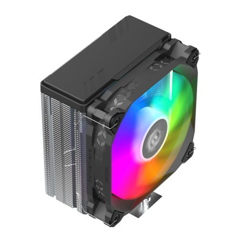 Кулер PentaWave PC-Z03E SRB ARGB LGA115X/1200/1700/AM4/AM5 (TDP 205W, 1*120mm ARGB PWM Fan, 3 тепловые трубки 6мм, 600-1750RPM)