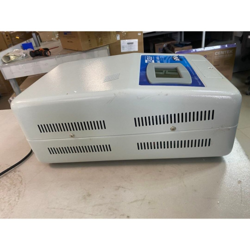 УЦ Стабилизатор напряжения Rucelf SRW.II-6000-L белый (плохая упаковка, б/у, нет документации, ремонт узла)