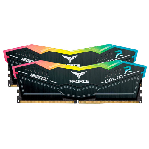 ОЗУ TEAMGROUP T-Force Delta RGB 32GB (FF3D532G7800HC38DDC01) (2x16GB) DDR5 7800MHz CL38 (38-48-48-84) 1.4V / Black