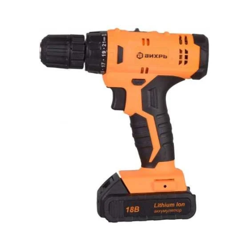 Дрель-шуруповерт Вихрь ДА-1822К (900/72/14/45) 2АКБ + ЗУ