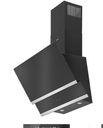 Вытяжка наклонная Simfer SM63B1 черный/серебристый, черный