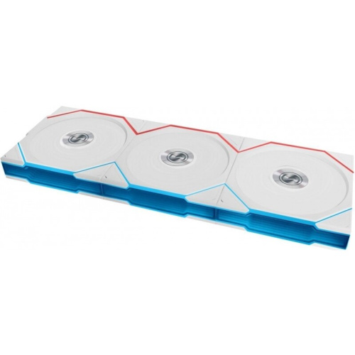 Комплект вентиляторов (3шт.) Lian Li Uni Fan TL Wireless 120 Reverse Blade (G99.12RTL1W3W.R0) / 12RTL1W3W White / 120x124x28мм (PWM, ARGB, 2300 об/м)