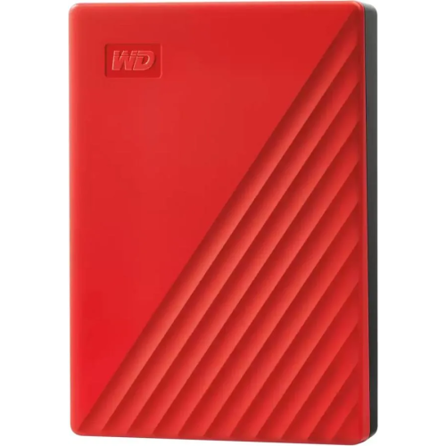Внешний HDD Western Digital WDBPKJ0050BRD-WESN 5TB,My Passport 2.5", USB 3.2, Красный