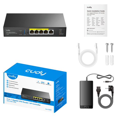 Контроллер Cudy C200P 10/100/1000BASE-TX