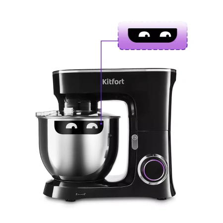 Миксер планетарный KitFort КТ-3080 черный