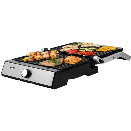 Электрогриль Kitfort КТ-1653 серебристый