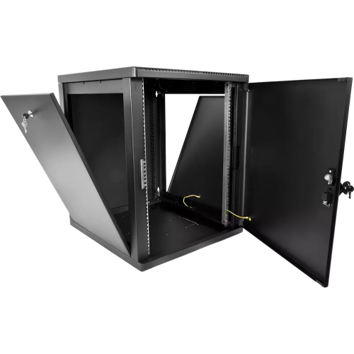 Шкаф коммутационный ЦМО ШРН-М-12.650.1-9005 настенный 12U 600x650мм черный