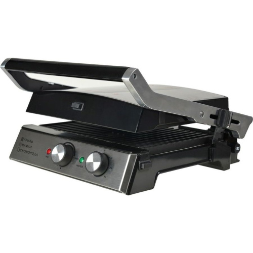 Электрогриль GFGril GF-180 серебристый/черный